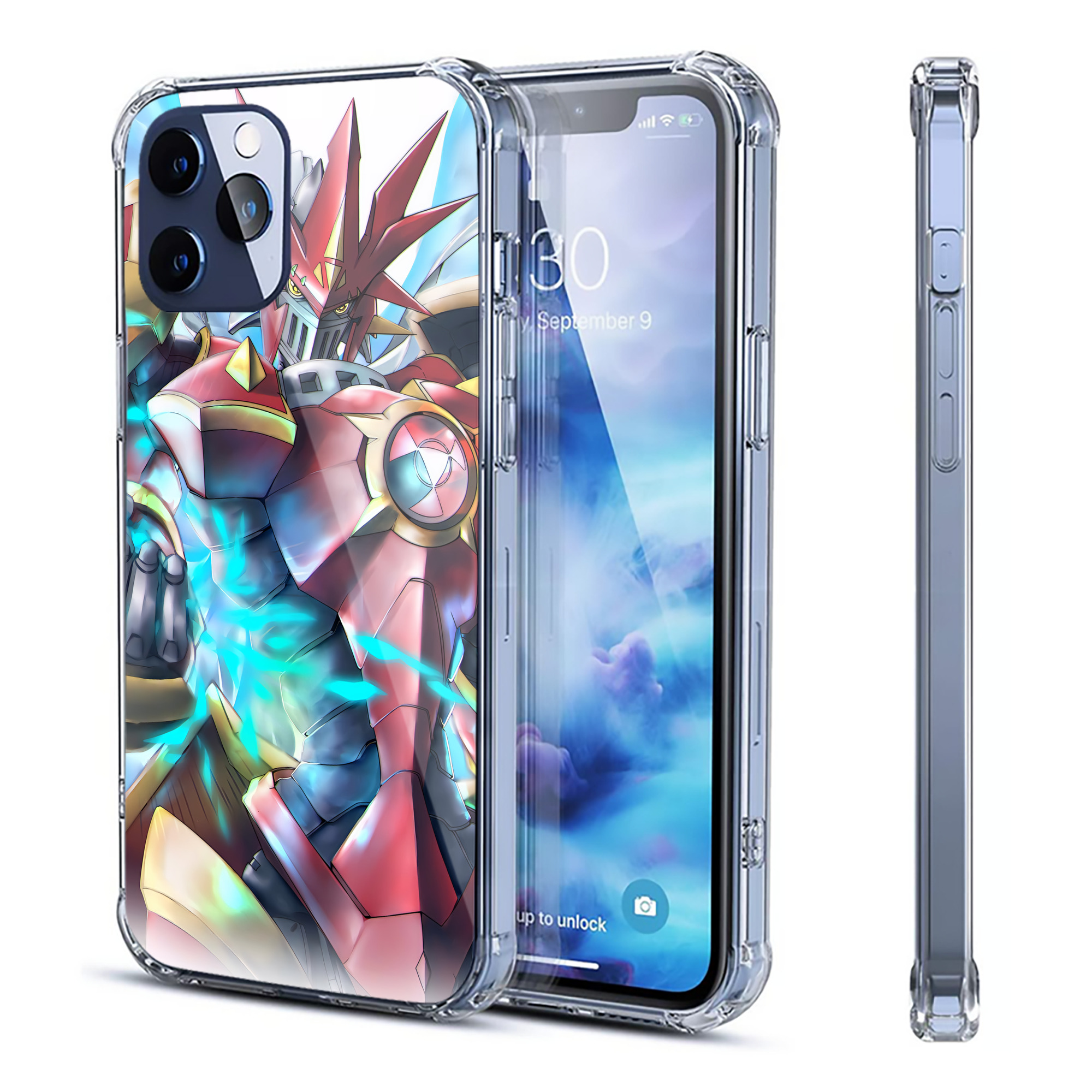 （画像用） Digimon デジタルモンスター/デジモン 【iPhone 12シリーズ対応】透明スマホケース（クリアソフトケース）